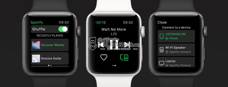 apple watch Spotify - Cách truyền phát Apple Music trên Apple Watch