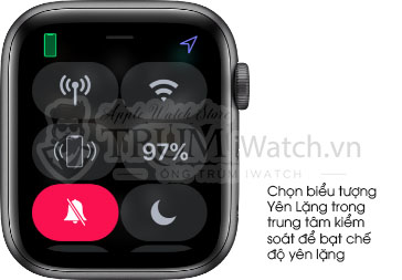 bat che do yen lang - Cách sử dụng Trung tâm kiểm soát hiệu quả trên Apple Watch