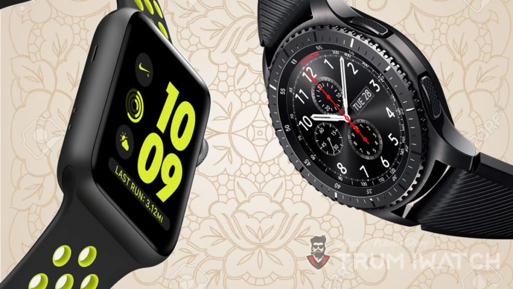 apple watch 3 vs gear s3 1024x577 - So sánh Samsung Gear S3 và Apple Watch Series 3 - Smartwatch nào đáng mua hơn?