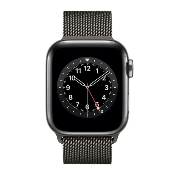 Apple Watch S6 Milanese Gray 600x600 - Apple Watch Series 6 LTE 44mm (Thép Đen) - Open Box