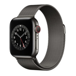 Apple Watch S6 Milanese Gray F 600x600 - Apple Watch Series 6 LTE 40mm (Thép Đen) - New