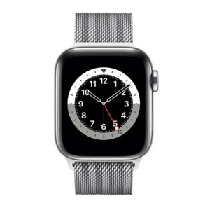 Apple Watch S6 Milanese Silver 600x600 - Apple Watch Series 6 LTE 40mm (Thép Bạc) - Open Box