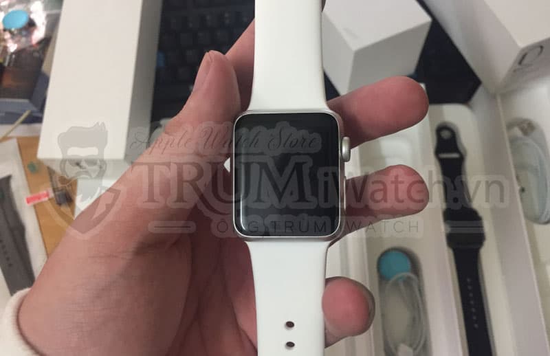 apple watch series 2 nhom gps dep nguyen chi co tai trumiwatch - Apple Watch Series 2 42mm Nhôm (GPS) - Like new 99%