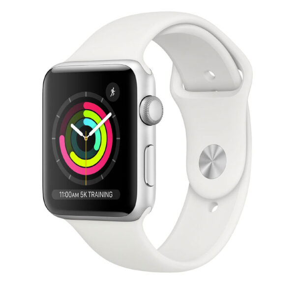 Apple Watch Series 3 GPS I1 600x600 - Apple Watch Series 3 42mm GPS (Nhôm Bạc) - Open Box