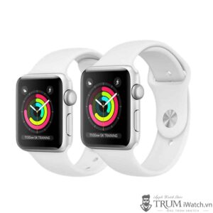 apple watch series 3 nhom trang 2 600x600 - Apple Watch Series 3 38mm Nhôm (GPS) - New 100% (Chưa Active)