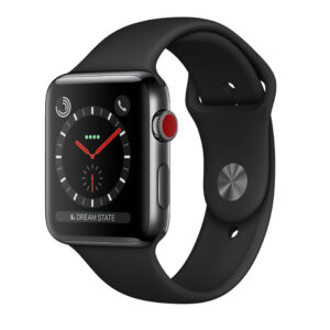 Apple Watch Series 3 Thep Den I2 600x600 - Apple Watch Series 3 42mm Thép (LTE) - Like new 99%