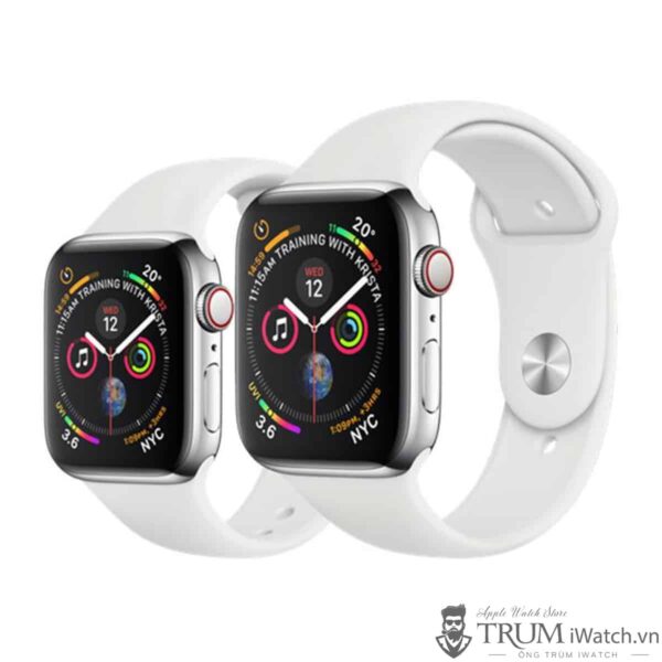 apple watch series 4 thep bac 3 600x600 - Apple Watch Series 4 40mm Thép (LTE) - New 100% (Chưa Active)