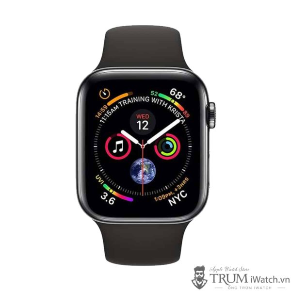 apple watch series 4 thep den 1 600x600 - Apple Watch Series 4 40mm Thép (LTE) - New 100% (Chưa Active)