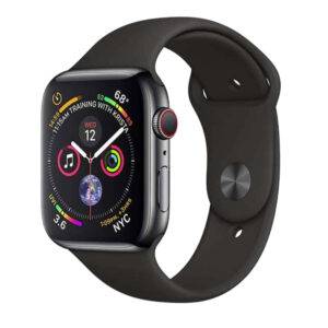 Apple Watch Series 4 thep DEN I1 600x600 - Apple Watch Series 4 44mm Thép dây cao su - Open Box