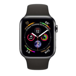 Apple Watch Series 4 thep DEN I2 600x600 - Apple Watch Series 4 44mm Thép dây cao su - Open Box