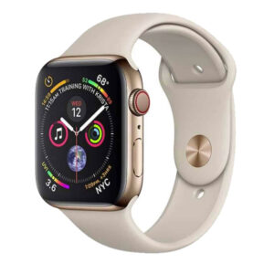 Apple Watch Series 4 thep vang I2 600x600 - Apple Watch Series 4 44mm Thép dây cao su - Open Box