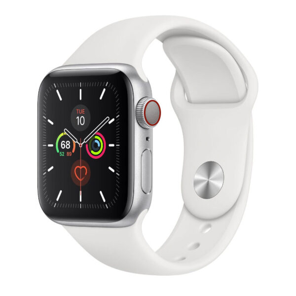 Apple Watch Series 5 LTE Bac 600x600 - Apple Watch Series 5 LTE 40mm viền nhôm dây cao su - New