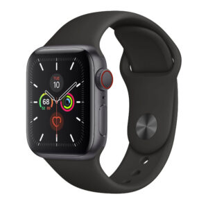 Apple Watch Series 5 LTE Den 600x600 - Apple Watch Series 5 LTE 40mm viền nhôm dây cao su - New