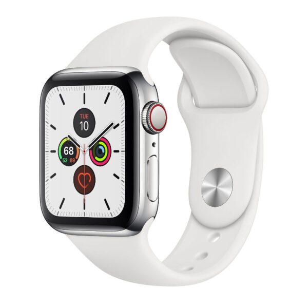 Apple Watch Series 5 Open Box Thep Trang 600x600 - Apple Watch Series 5 44mm Thép dây cao su - Open Box