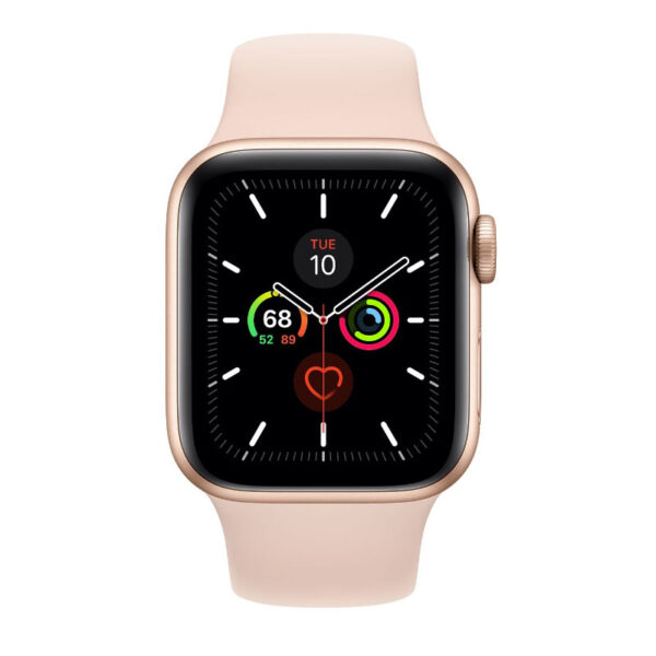 Apple Watch Series 5 Vang Hong I2 600x600 - Apple Watch Series 5 LTE 40mm viền nhôm dây cao su - New