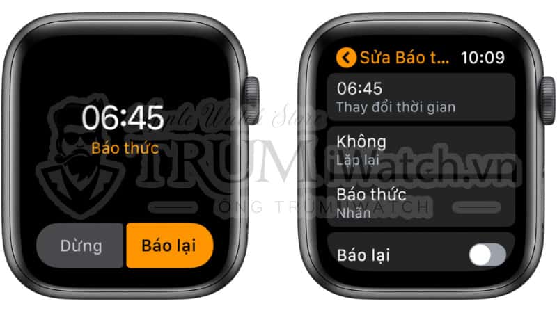 bao lai trong ung dung bao thuc - Cách cài đặt báo thức trên Apple Watch và quản lý báo thức