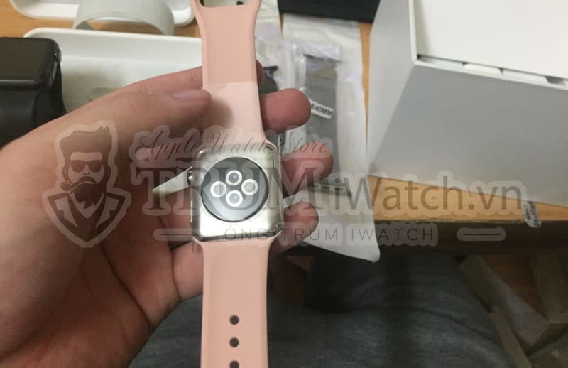 bo anh apple watch gen 1 thep fullbox - Apple Watch Gen 1 42mm Thép (GPS) - Like new 99%