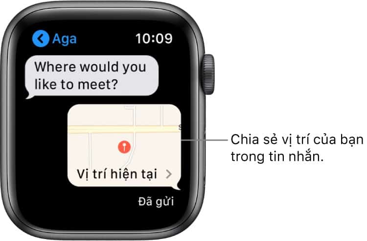 chia se vi tri apple watch - Nhắn tin trên Apple Watch: Hướng dẫn từ A đến Z cho người mới sử dụng