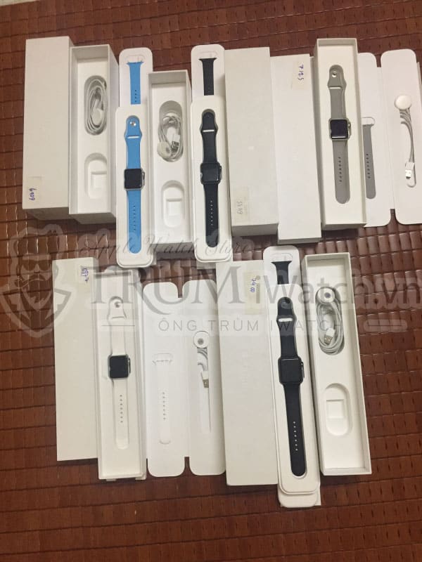 gen 1 cu fullbox phu kien zin theo may - Apple Watch Gen 1 38mm Thép (GPS) - Like new 99%