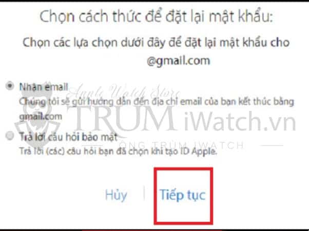 lay lai mat khau tai khoan icloud cua ban - Apple Watch bị khóa iCloud và cách mở khóa iCloud cho Apple Watch