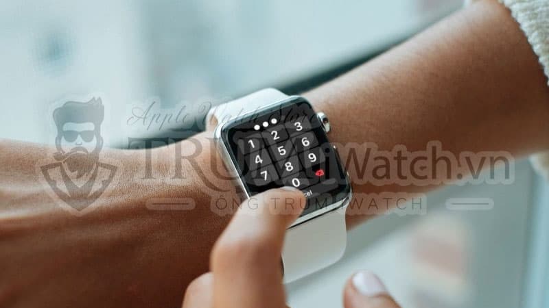 nhap passcode tren apple watch - Hướng dẫn cài đặt và sử dụng đồng hồ Apple Watch Series 3