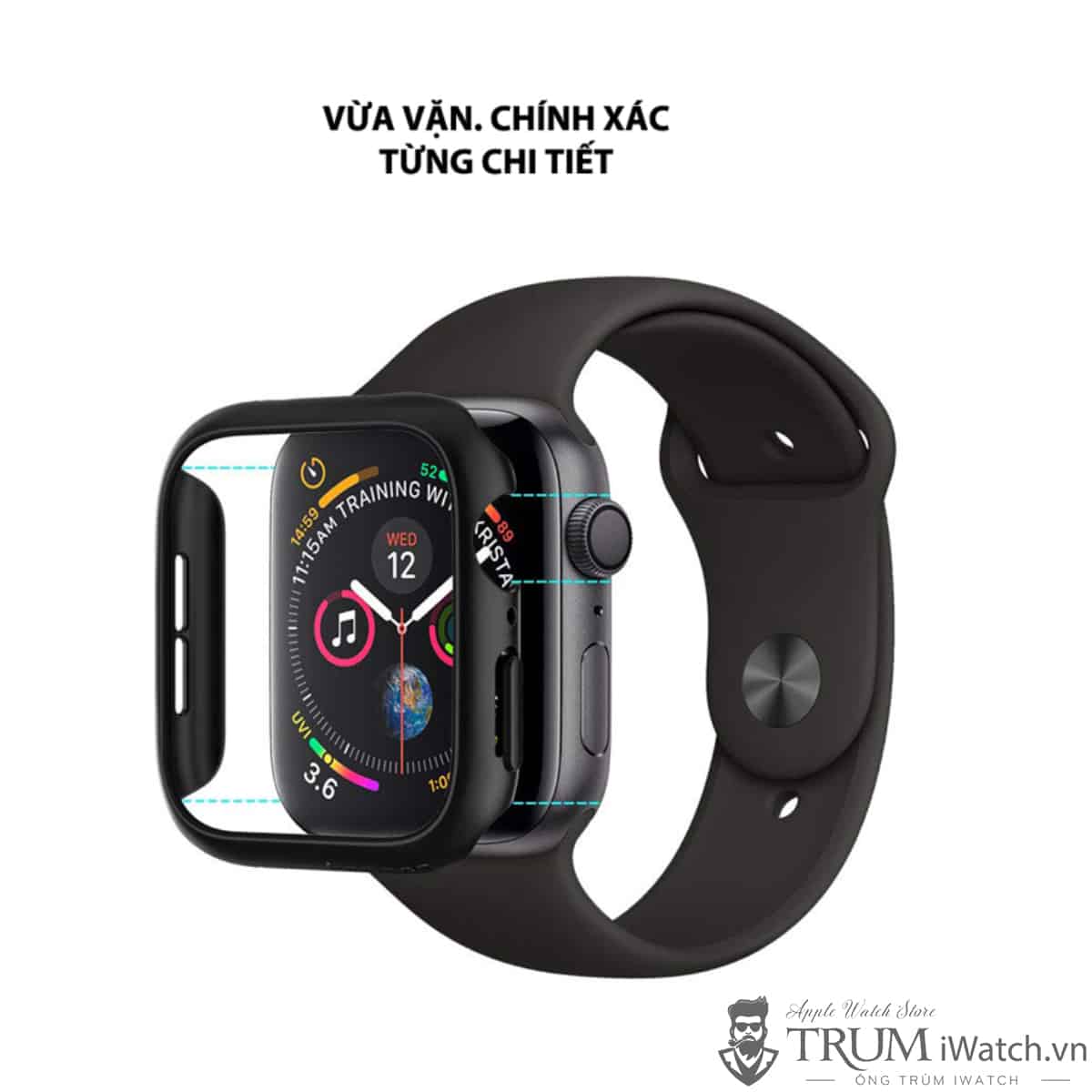 op thin fit cuc dep cho apple watch - Ốp case Thin Fit Spigen cho Apple Watch (nhựa cứng)