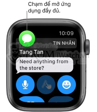 phan hoi thong bao apple watch - Hướng dẫn cách xem và phản hồi thông báo trên Apple Watch