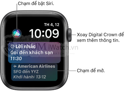 siri - Khám phá bộ sưu tập mặt đồng hồ Apple Watch & Tính năng của chúng