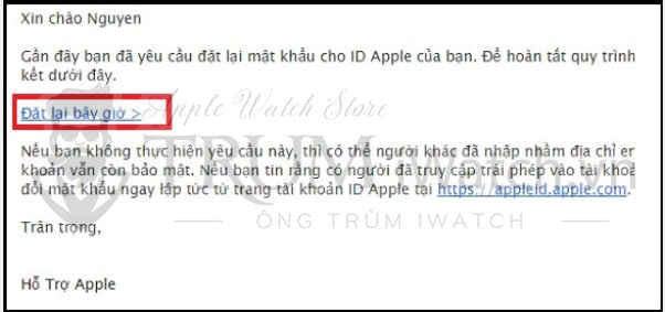 tao mat khau moi - Apple Watch bị khóa iCloud và cách mở khóa iCloud cho Apple Watch