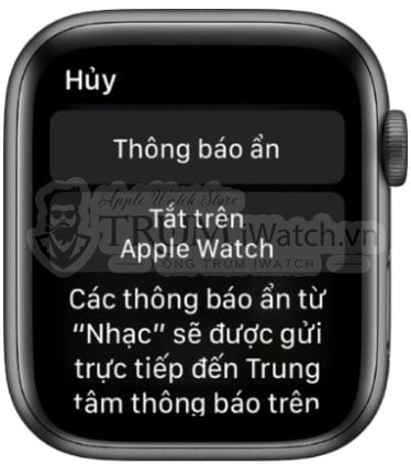 thong bao an apple watch - Hướng dẫn cách xem và phản hồi thông báo trên Apple Watch